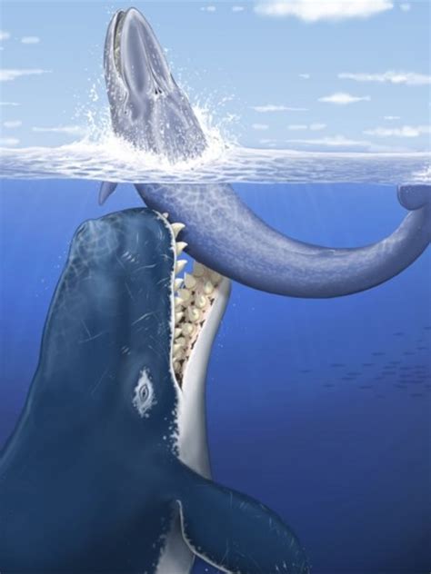 megalodon vs leviathan|Behold Livyatan: the sperm whale that killed other whales.